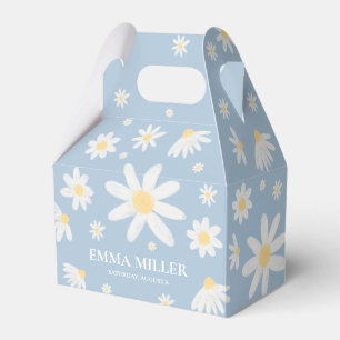 Ballotins Fleur de marguerite poussiéreux bleu 