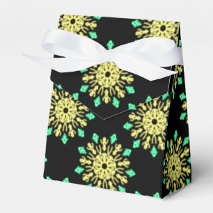 Ballotins Fleur de néon jaune et vert