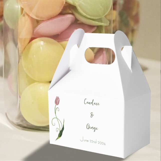 Ballotins Fleur de tulipe rose (Créateur téléchargé)