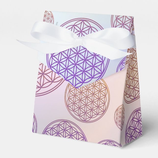 Ballotins Fleur de vie / Blume des Lebens - Violet motif (Verso)