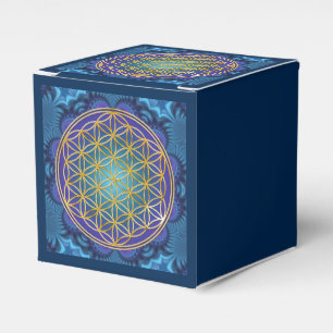Ballotins Fleur de vie - or - fractale 1