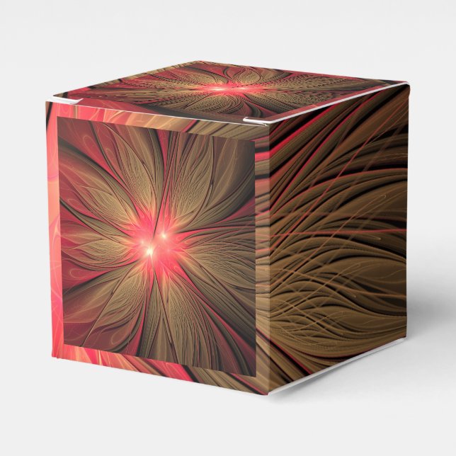 Ballotins Fleur fractale de fansy rouge (Verso)