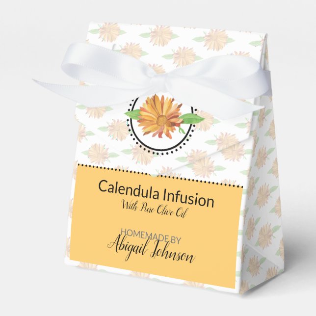 Ballotins Fleur sauvage Calendula | Bain et boîte corporelle (Verso)