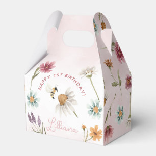 Ballotins Fleur sauvage de printemps heureux Ballotin d'anni