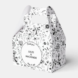 Ballotins Fleur sauvage Monochrome moderne