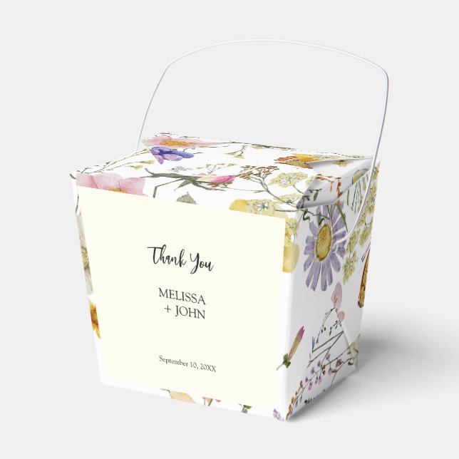 Ballotins Fleur sauvage Rustic Boho Mariage (Verso)