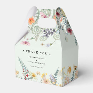 Ballotins Fleur sauvage simple Fern Mint Mariage vert