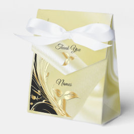 Ballotins Fleurs Abstraites d'argent ou d'or sur - Silk & Ar