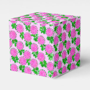 Ballotins Fleurs de dahlia rose foncé