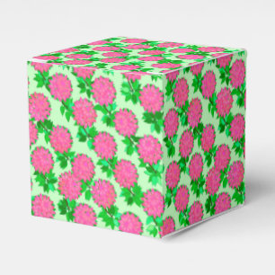 Ballotins Fleurs de dahlia rose fuchsia