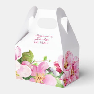 Ballotins Fleurs de pomme rose et blanche