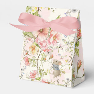 Ballotins fleurs délicates et feuille à la chinoise