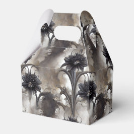 Ballotins Fleurs noires de style gothique
