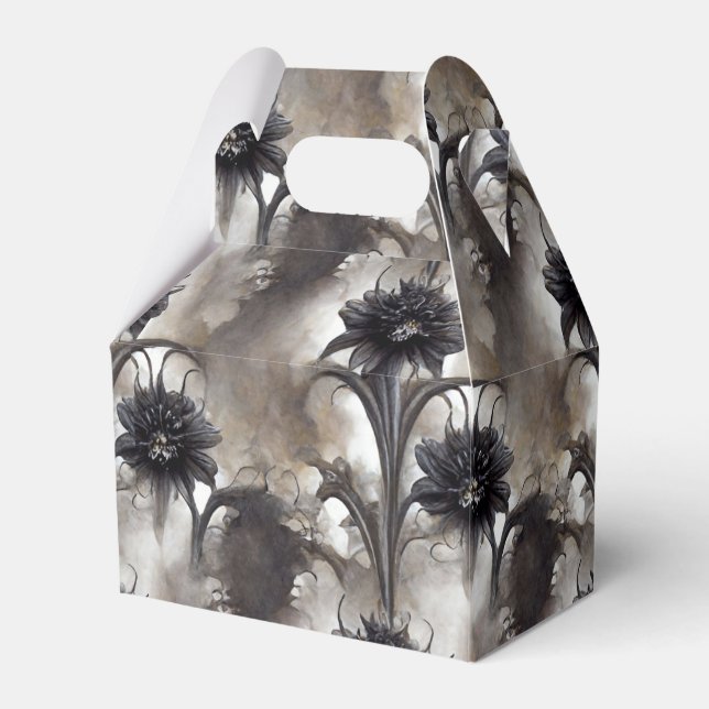 Ballotins Fleurs noires de style gothique (Verso)