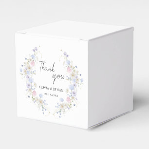 Ballotins Fleurs sauvages printanières violettes rose remerc