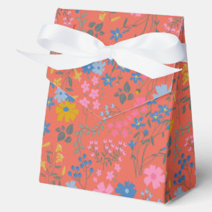 Ballotins Fleurs Sauvages Rouges Boho Modernes