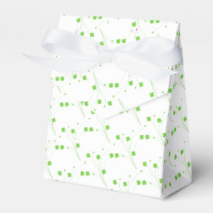 Ballotins Fleurs vertes printanières lumineuses, petite impr