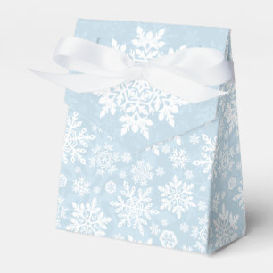 Ballotins Flocon de Neige Blanc Élégant (Bleu de Gel)