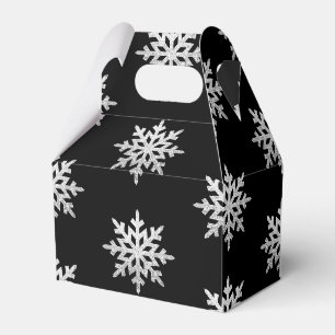 Ballotins Flocon de neige Parties scintillant en argent