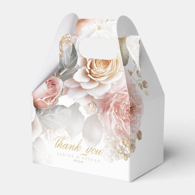 Ballotins Floral Drama Mariage White ID1022 (Verso)