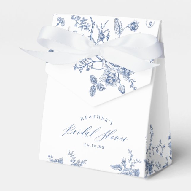 Ballotins Floral Quelque chose de bleu Fête des mariées (Verso)