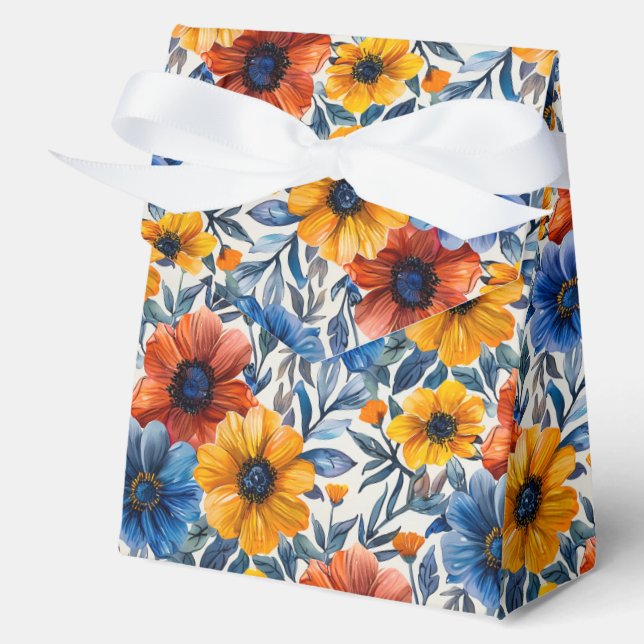 Ballotins Floral rustique mode rétro motif (Recto)