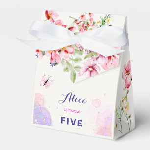 Ballotins Flutter et tourbillon Fairy garden aquarelle anniv