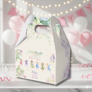 Ballotins Flutter et tourbillon Fairy garden aquarelle anniv