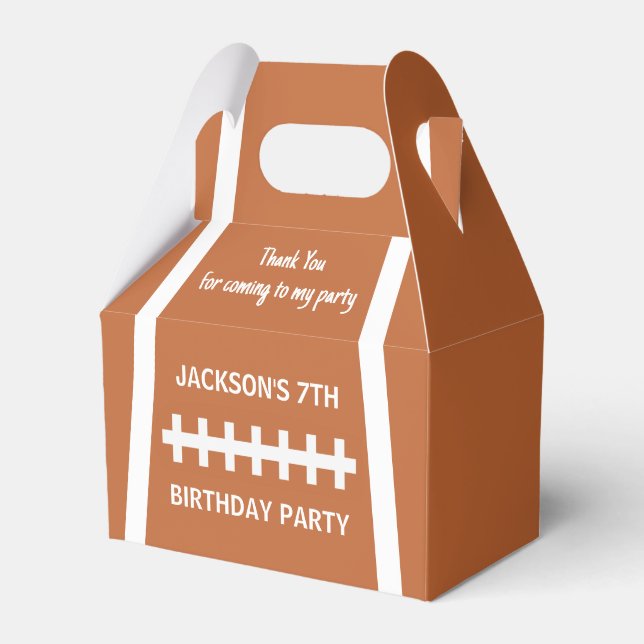 Ballotins Football Joueur Ball Custom Sports Anniversaire (Verso)