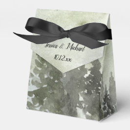 Ballotins Forêt de bois d'aquarelle