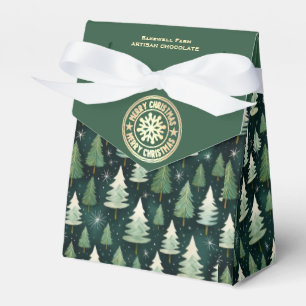 Ballotins Forêt d'hiver et Snowflake Baguerie personnalisée 