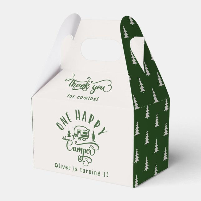 Ballotins Forêt verte Un joyeux camper 1er anniversaire (Verso)