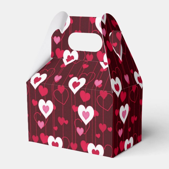 Ballotins Forever Love Red Hearts Gable (Verso)