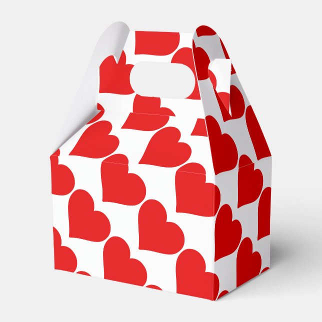 Ballotins Forme de cœur rouge amour classique simplicité (Verso)