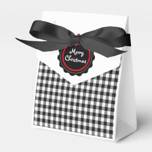 Ballotins Fournitures Buffalo Plaid Merry Christmas Party