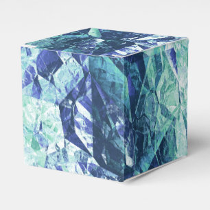 Ballotins fragments de souvenirs, en bleu et vert :