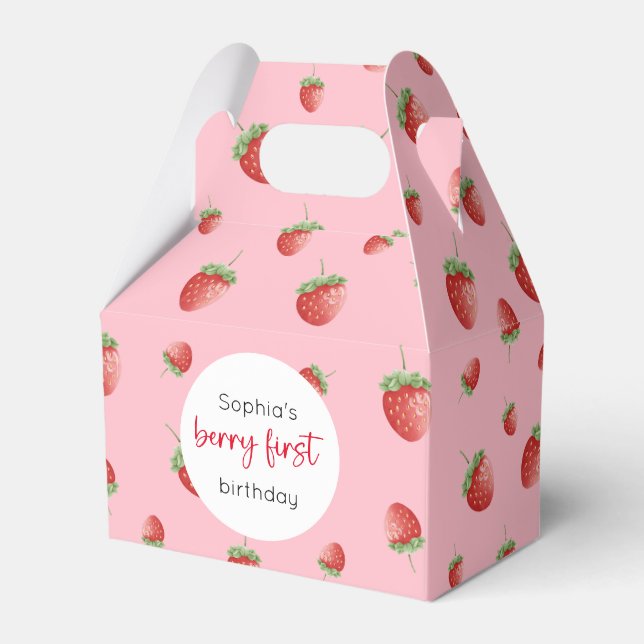 Ballotins fraise 1er anniversaire Berry 1er (Verso)