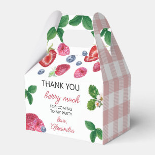 Ballotins Fraise Anniversaire Merci Berry beaucoup sucré