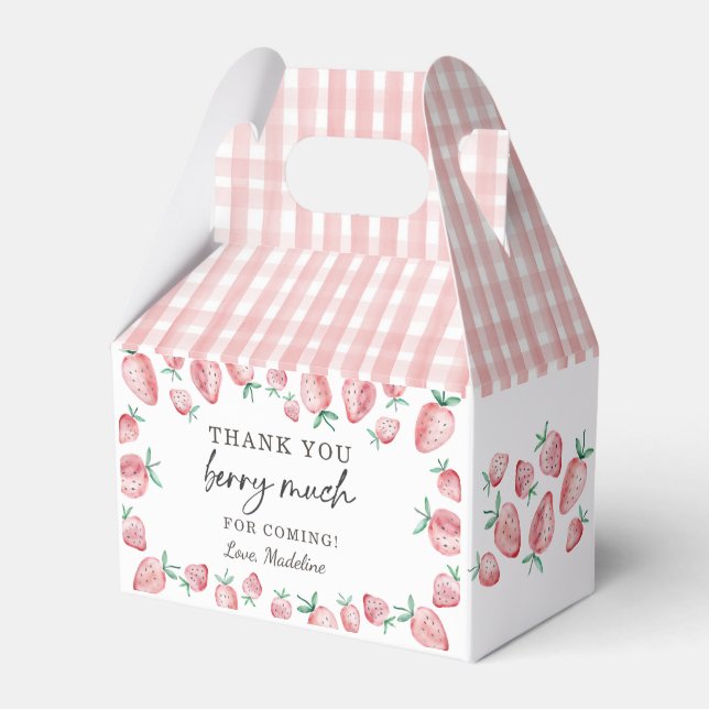 Ballotins Fraise Anniversaire Merci Berry Beaucoup sucré Fav (Verso)