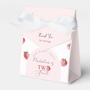 Ballotins Fraise Deux douces fête de 2e anniversaire Favoris