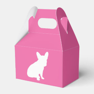 Ballotins Français Baby shower Buldog Français Rose