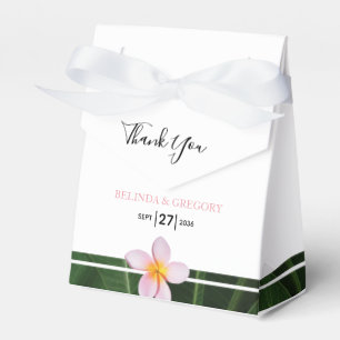 Ballotins Frangipani rose Plumeria Mariage