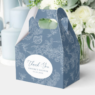 Ballotins French Blue Chinoiserie Floral Fête des mariées Ga