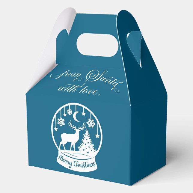 Ballotins From Santa With Love Snow Globe Deer (Recto)