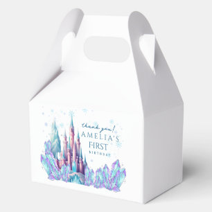 Ballotins Frozen 1er Anniversaire Carte Château Premier Anni