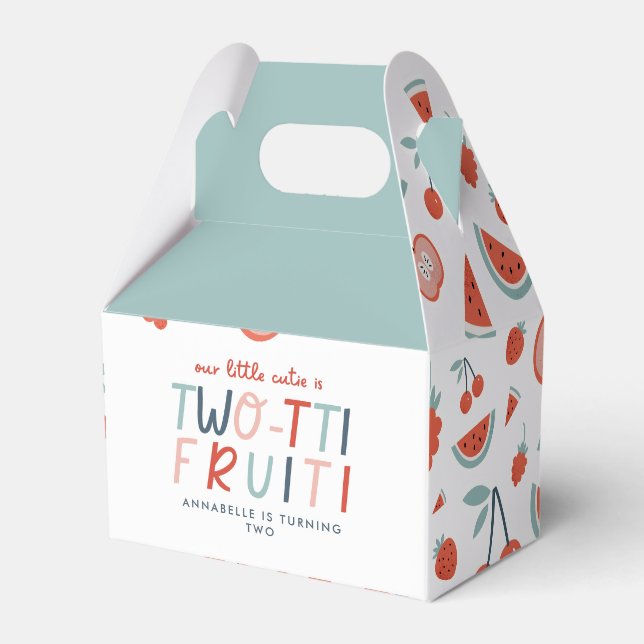 Ballotins Fruit de 2e anniversaire rouge été fête des enfant (Verso)