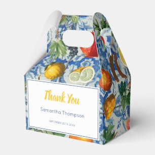 Ballotins Fruit d'été méditerranéen & Mosaïque Bleue Blanc F