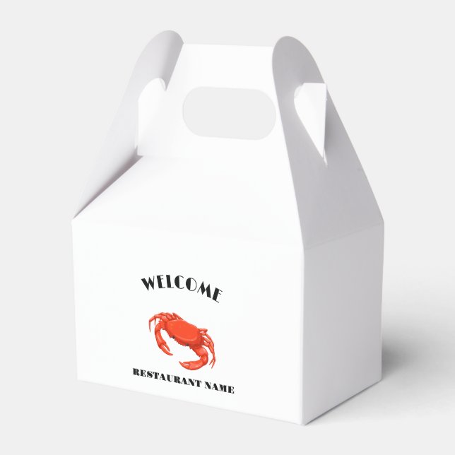 Ballotins Fruits de mer modernes accueil Crabe rouge personn (Verso)