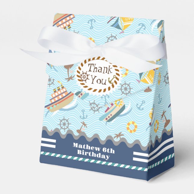 Ballotins Fun Boats Ballotin bleu (Verso)