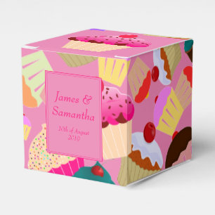 Ballotins Fun, Cupcake rose vif - Mariage